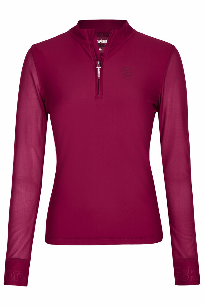 Eskadron Half Zip REFLEXX Shirt Berry Fusion