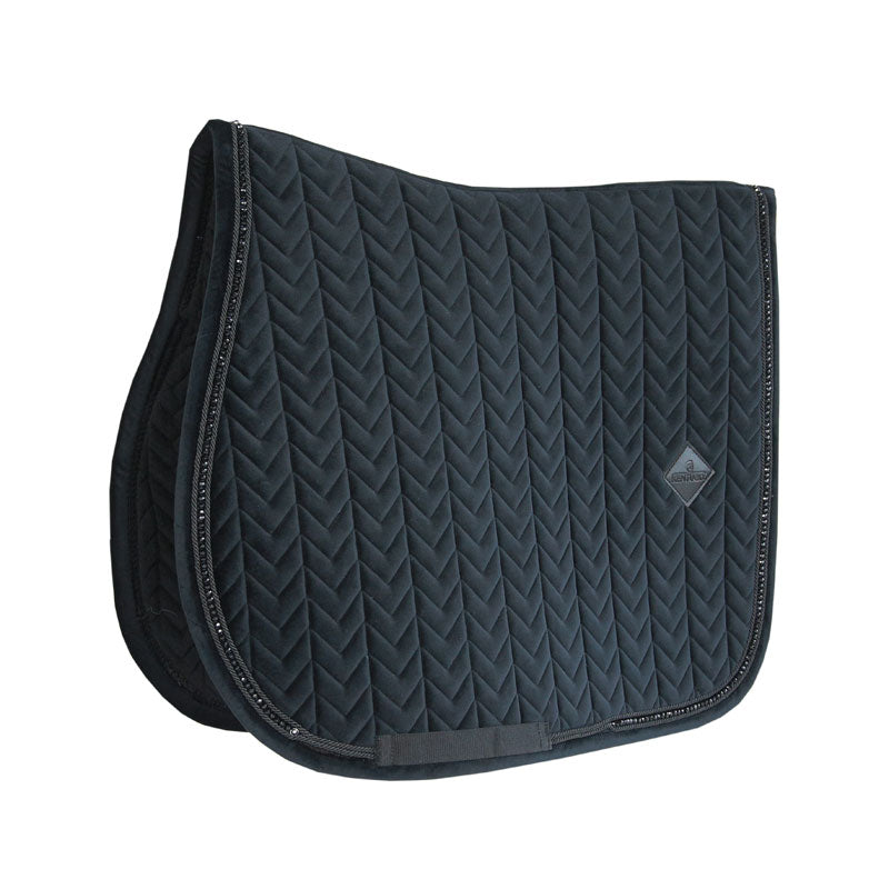 Kentucky Horsewear Velvet Saddle Pad With Pearls Jumping - Nags Essentials