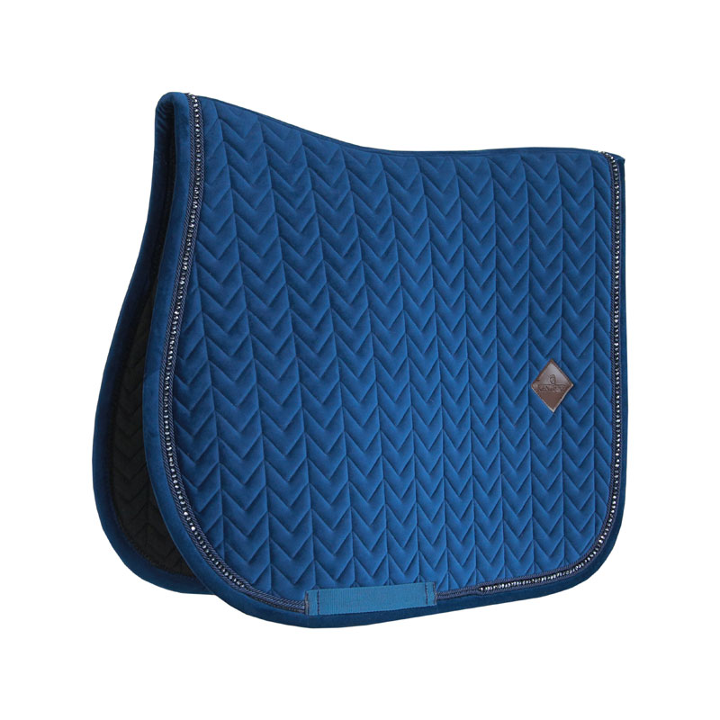 Kentucky Horsewear Velvet Saddle Pad With Pearls Jumping - Nags Essentials