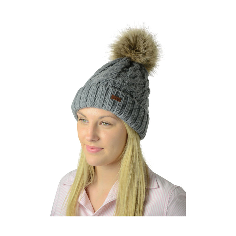 HyFASHION Melrose Cable Knit Bobble Hat - Nags Essentials