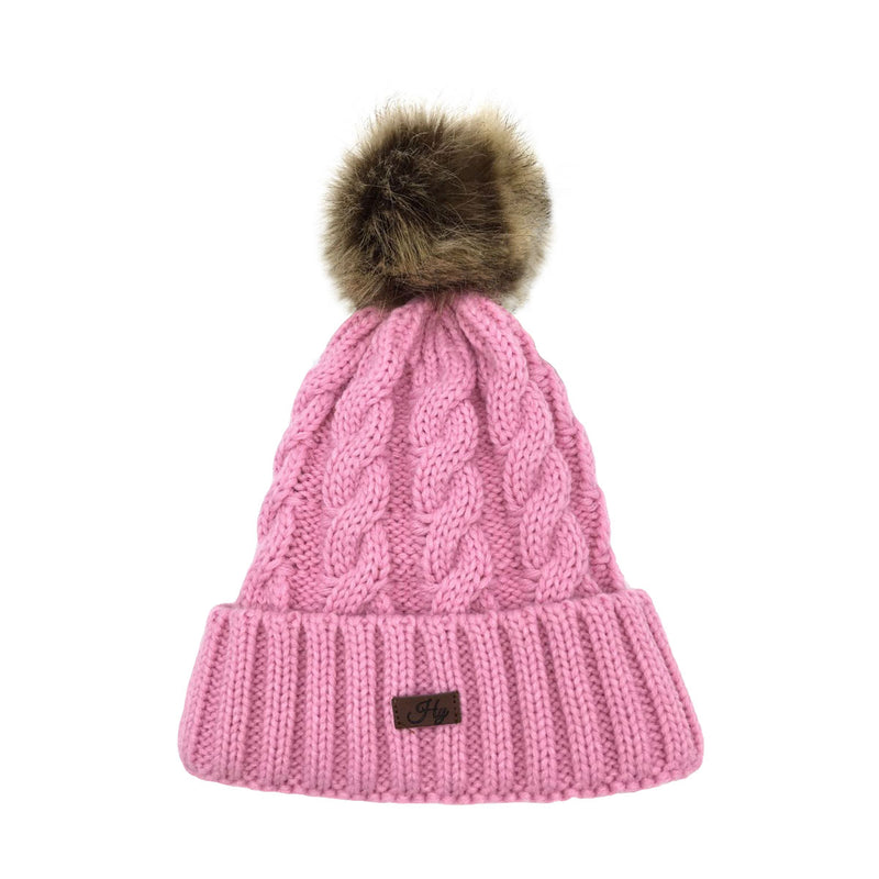 HyFASHION Melrose Cable Knit Bobble Hat - Nags Essentials