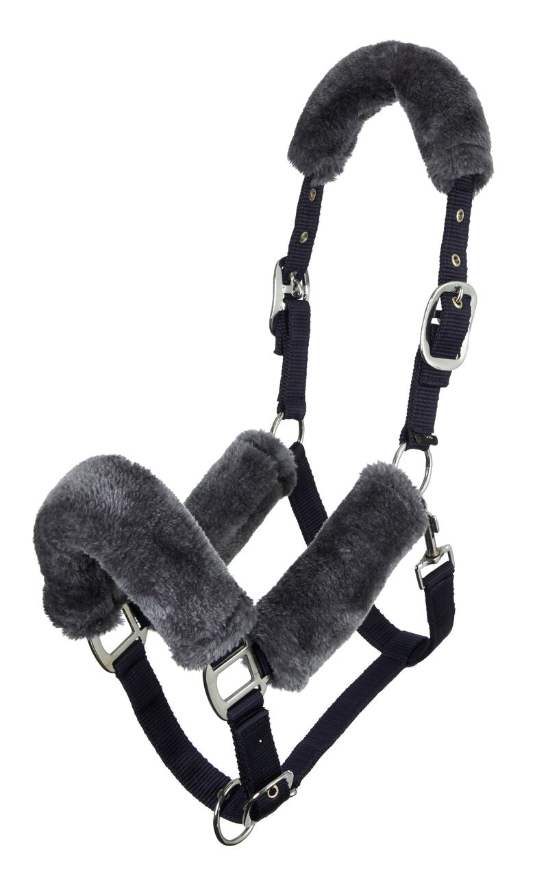 LeMieux Comfort Headcollar Grey/Black - Nags Essentials