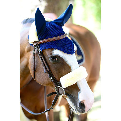 Kentucky Horsewear Sheepskin Noseband Cover - Nags Essentials