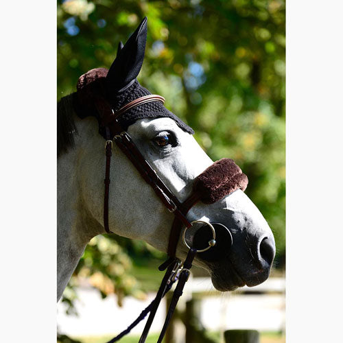Kentucky Horsewear Sheepskin Noseband Cover - Nags Essentials