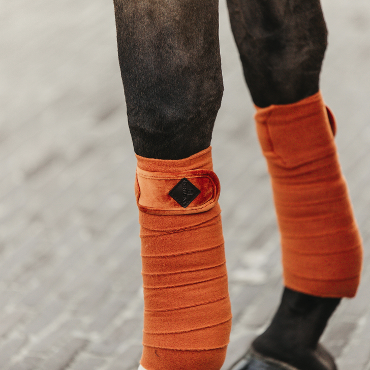 Kentucky Horsewear Polar Fleece Basic Velvet Bandages - Nags Essentials