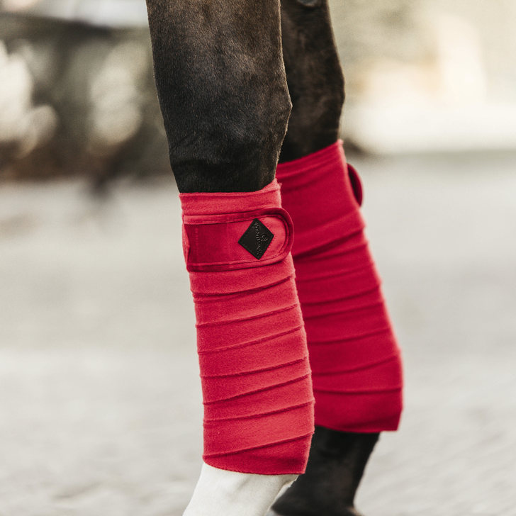 Kentucky Horsewear Polar Fleece Basic Velvet Bandages - Nags Essentials