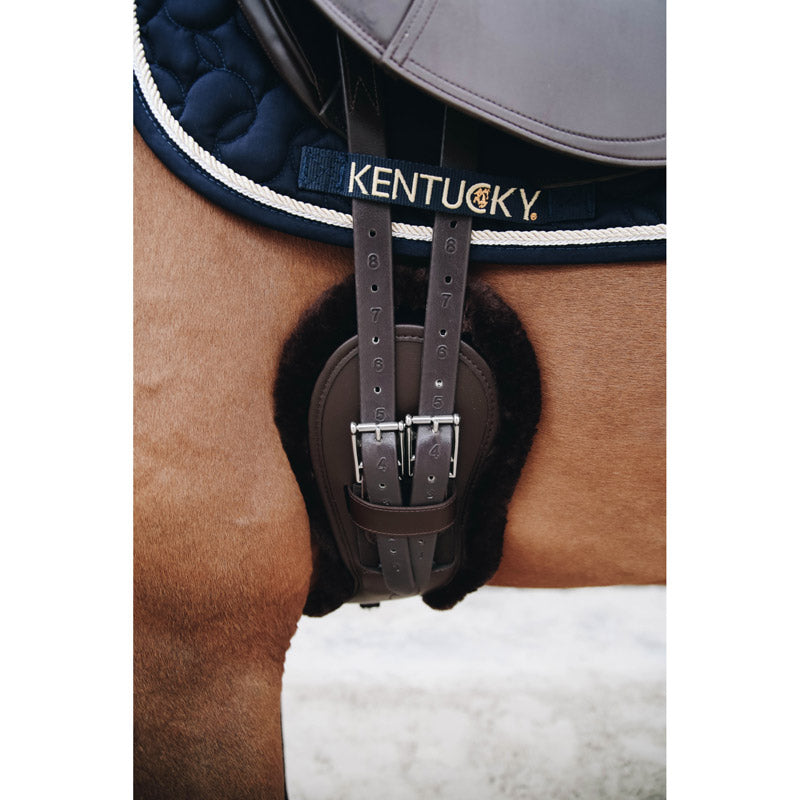 Kentucky Horsewear Sheepskin Anatomic Short Leather Girth - Nags Essentials