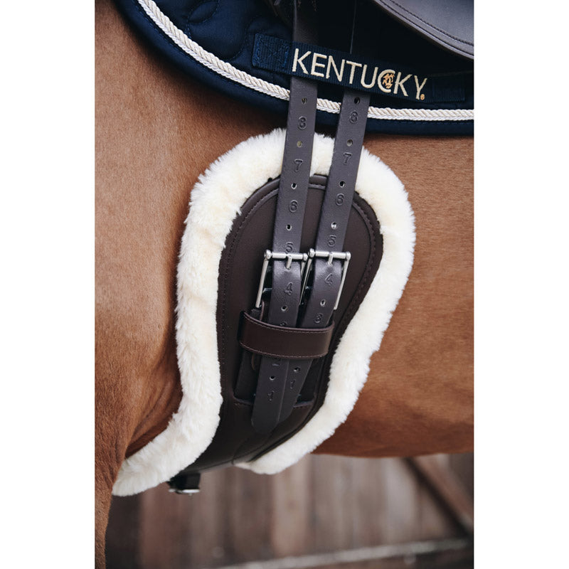 Kentucky Horsewear Sheepskin Anatomic Short Leather Girth - Nags Essentials