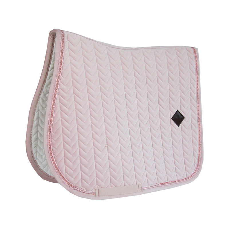 Kentucky Horsewear Velvet Saddle Pad With Pearls Jumping - Nags Essentials