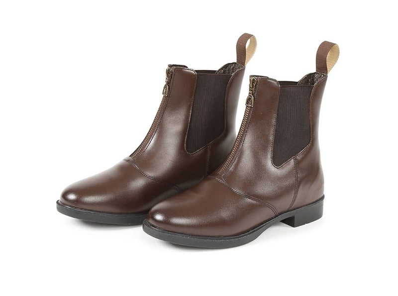 Leather Zip Jodphur Boots