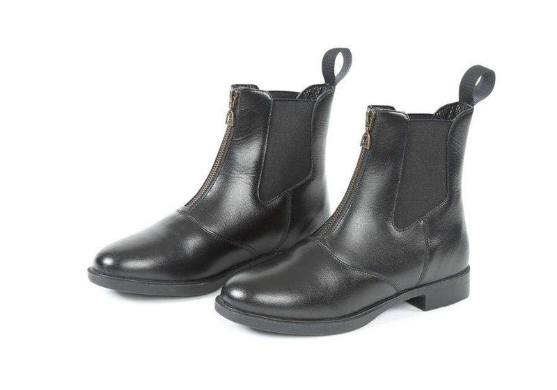 Leather Zip Jodphur Boots